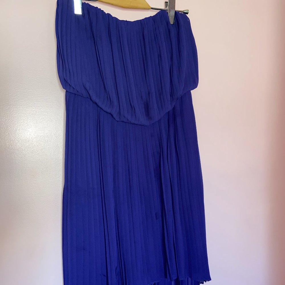 High Low Purple Dress